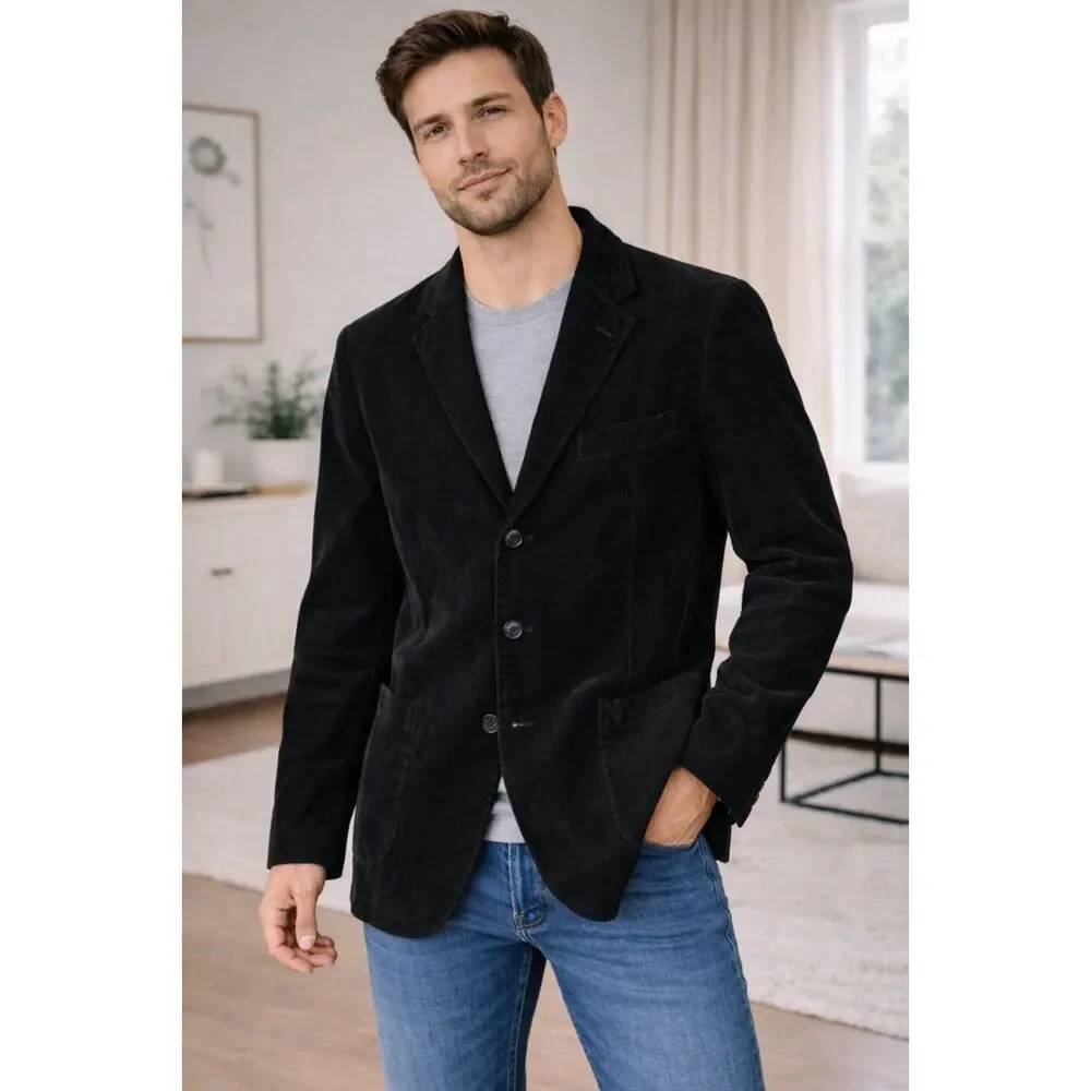 JCREW Vintage Cord Sport Jacket‎ Black Large